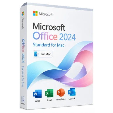 Office LTSC Standard for Mac 2024 – 1 Mac product image on a transparent background