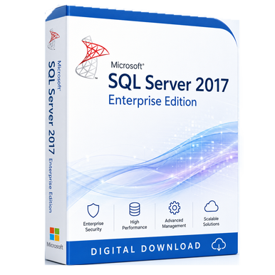 Microsoft SQL Server 2017 Enterprise — Per Core Licence product image on a transparent background