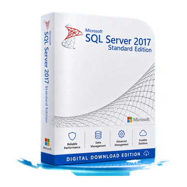 Microsoft SQL Server 2017 Standard — Per Core Licence product image on a transparent background