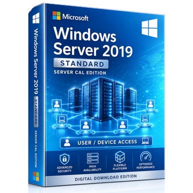 Windows Server 2019 Standard — Server CAL Bundle product image on a transparent background